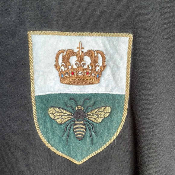 Dolce & Gabbana Black Crewneck Sweater with Star Embellishments - Picture 4 of 7